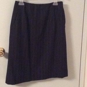 Navy skirt
